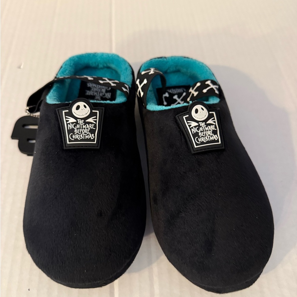 The Nightmare Before Christmas Kids Black Slippers